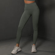 062 Seamless Stretchy Running Fitness  Peach Shaped Butt Legging