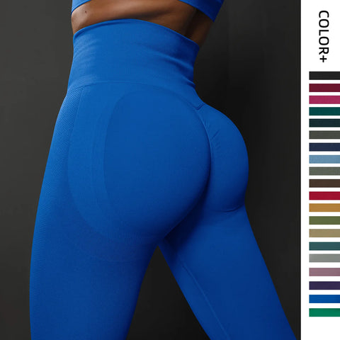 062 Seamless Stretchy Running Fitness  Peach Shaped Butt Legging