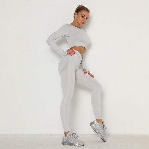 023 Seamless Crop Top & Push Up Leggings