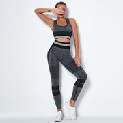042 Seamless Hight Waist Sport Top+ Leggings