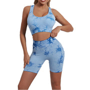 014 New Print Seamless Fitness Push Up Shorts