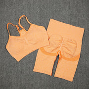 029 High Waist Push Up Fitness Bra & Shorts