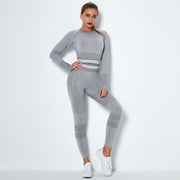 042 Seamless Hight Waist Sport Top+ Leggings