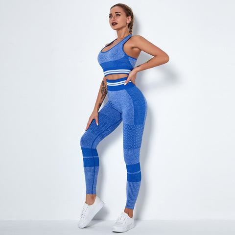 042 Seamless Hight Waist Sport Top+ Leggings