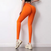 051 Candy colour Sexy Push up tummy control fitness leggings