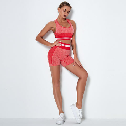 042 Seamless Hight Waist Sport Top+ Leggings