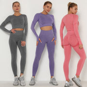 023 Seamless Crop Top & Push Up Leggings