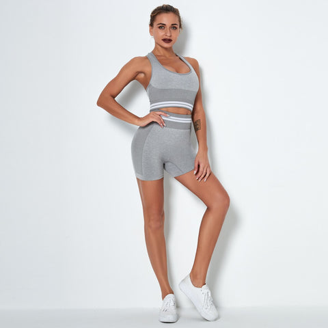 042 Seamless Hight Waist Sport Top+ Leggings