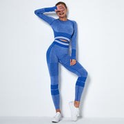 042 Seamless Hight Waist Sport Top+ Leggings