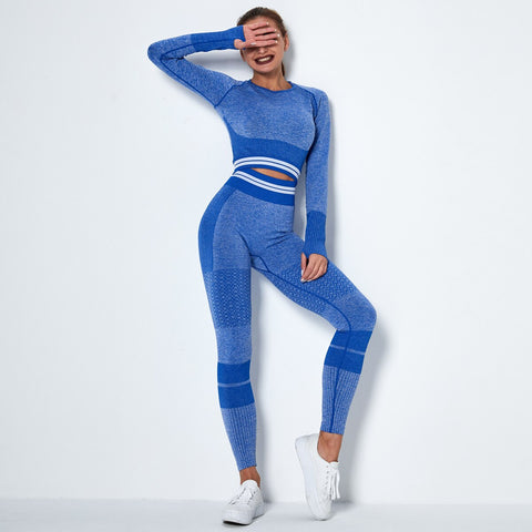 042 Seamless Hight Waist Sport Top+ Leggings