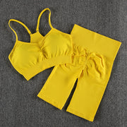 029 High Waist Push Up Fitness Bra & Shorts