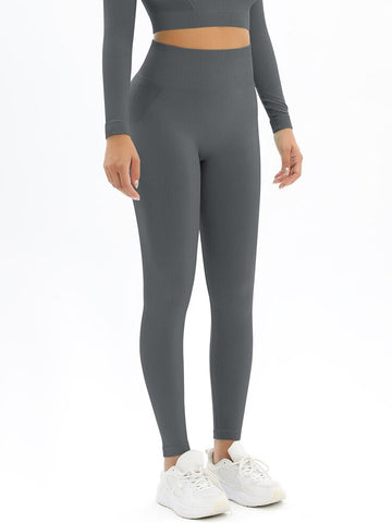 055 New Women Seamless Yoga Set Sexy Backless PUSH UP Leggings Set